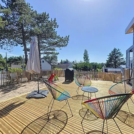 Chalet 6 Pers. A Jullouville - Piscine Chauffee, Proche Et Commerces - Fr-1-361-541