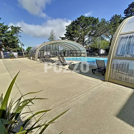 Chalet 6 Pers. A Jullouville - Piscine Chauffee, Proche Et Commerces - Fr-1-361-541 *